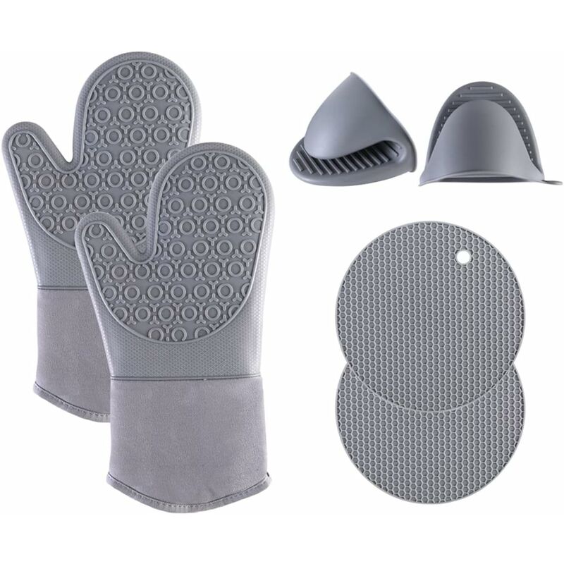 OXO Good Grips Ensemble de gants de cuisine et de maniques en silicone 