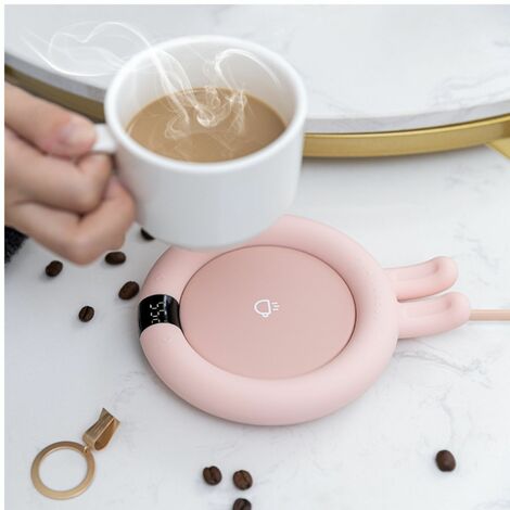 Tasse électrique tasses en porcelaine tasses Coaster café chauffe