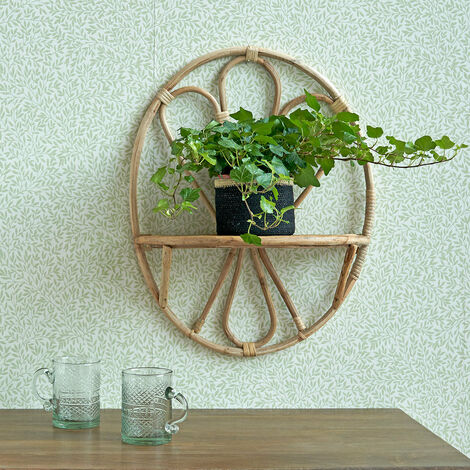 Étagère Murale En Rotin - Révélé, Brocante, Art & Déco Responsable