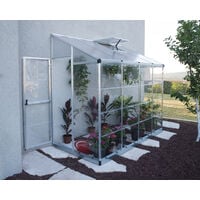 Palram - Canopia | Lean To Grow House 8 X 4 Polycarbonate Greenhouse