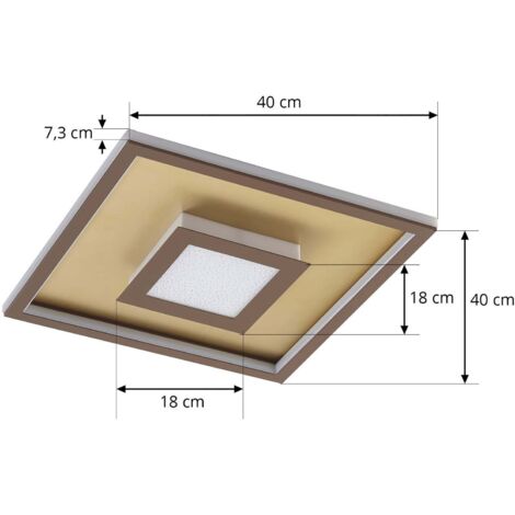 Lindby Plafoniera LED Verdan, nero, metallo, dimmerabile, CCT, lampada LED, plafoniera LED, plafoniera | Leroy Merlin