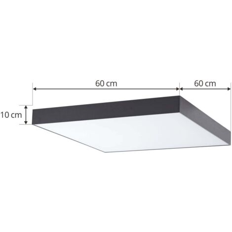 Lucande Plafoniera LED Dimmerabile 'Fiorentino' In Metallo Nero, Design A Fiore, Lampada Da Soffitto Per Soggiorno, Sala Da Pranzo E Ingresso - 3