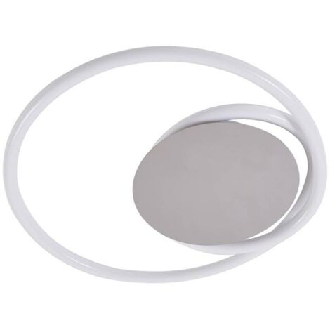 Lucande LED 'Valenora' in Bianco da Plastica (1/5)