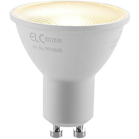 ELC LED riflettore GU10 5W set 10x 2.700K 120°