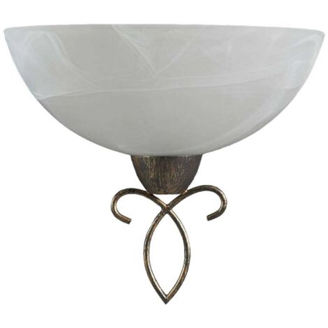 Lindby Applique Da Parete Hermine In Vetro Bianco - Dimmerabile - Moderna Per Corridoio, Scale E Soggiorno - Attacco E27 - IP20 - 2
