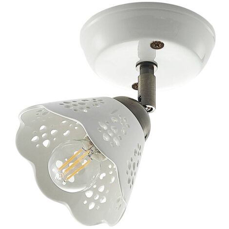Lindby 'Efgenia' in Bianco da Ceramica