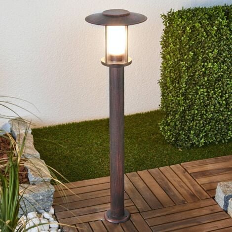 Lindby LED 'Pavlos' in Marrone da Acciaio Inox
