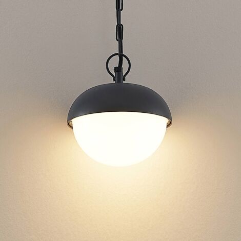 Lindby Kamia lampada LED a sospensione, nichel