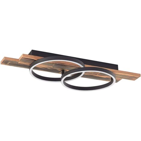Lindby Piantana Canyana In Rattano Naturale, Altezza 139 Cm, Design Country, Interruttore A Pedale, Attacco E27 - 3
