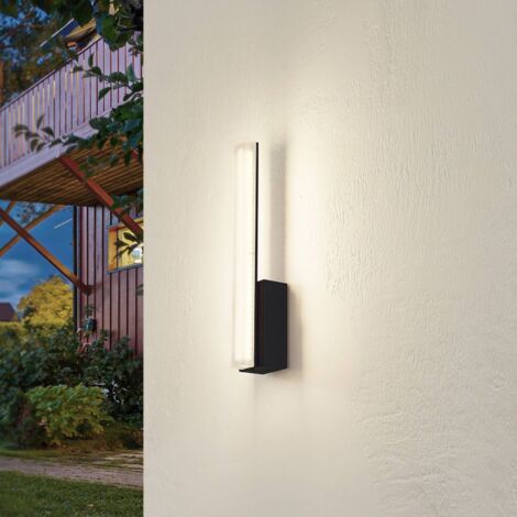 Bella lampada da terra curva a LED in nero - Thalia