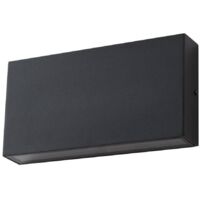 Lindby LED 'Jarte' in Nero da Alluminio