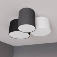 Lindby Faretto Da Incasso Dimmerabile Grigio - Lampada A Soffitto LED Stile Scandinavo Per Cucina, Soggiorno O Bagno, Plafoniera Moderna