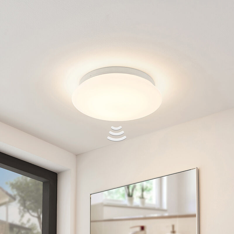 LED Lámpara de techo 'Marlie' (Moderno) en Blanco hecho de Vidrio e.o. para Cuarto de baño (1 llama,) de Arcchio | lámpara LED, plafón LED, lámpara de techo