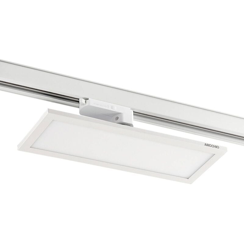 LED Foco para sistema de riel 'Hairis' (Moderno) en Blanco hecho de Plástico (1 llama,) de Arcchio | repisa de ventana lámparas de mesa