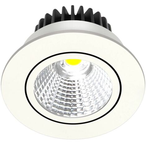 Arcchio Alto voltaje foco empotrado 'Zarik' en Blanco de Aluminio (1/5)