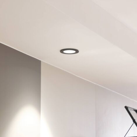 Arcchio Lámpara LED De Techo Rotari, 12 Cm, Arriba & Abajo, Negro | Lampara.es
