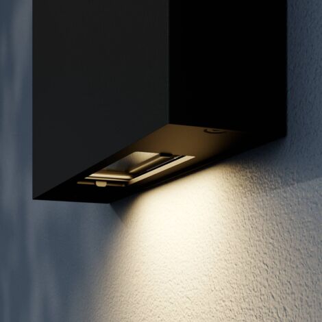 LED Lámpara de pared Led exterior 'Kimian' (Moderno) en Gris hecho