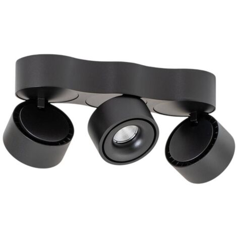 Arcchio Lámpara de techo LED 'Rotari' en Negro Aluminio (1/5)