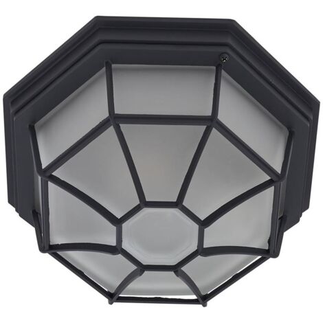 Lindby Lámpara de techo 'Idril' en Negro Aluminio