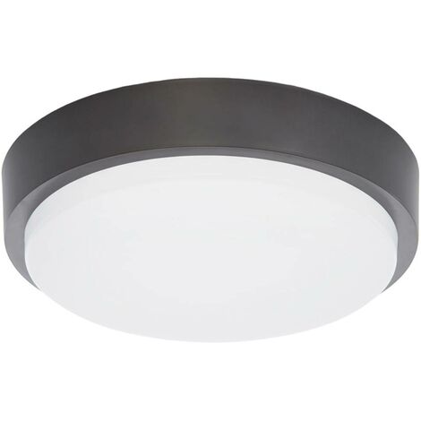 Pared lámpara de techo lámpara de aluminio ip54 LED Modern negro