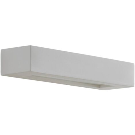 Lindby Lámpara de pared 'Matteo' en Blanco Cerámica, Arcilla, Yeso