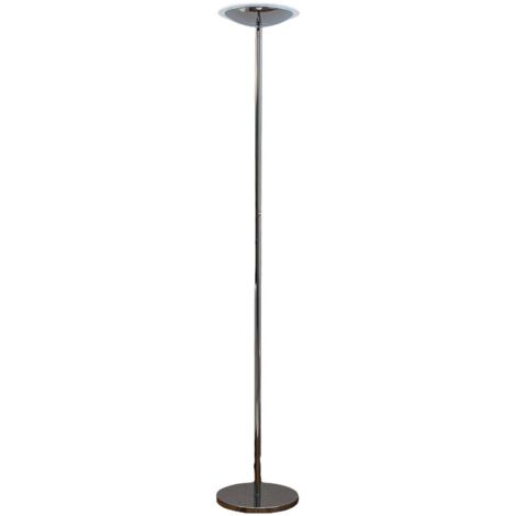 Lindby Lámpara de pie LED 'Malea' en Plateado Metal