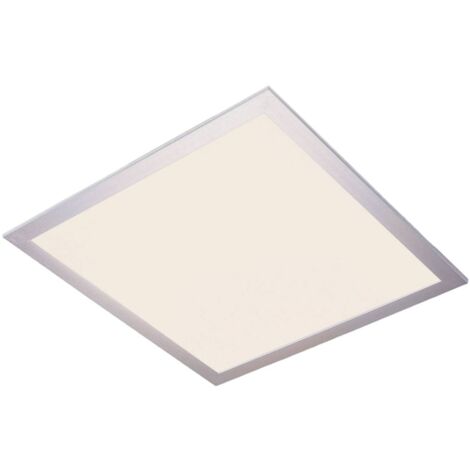 Lindby LED Lámpara de techo 'Livel' en Gris Aluminio