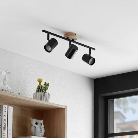 Lámpara De Techo De Cristal Negro Moderna NETTLIFE E27, Lámpara De