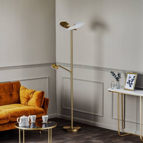 Lindby LED Lámpara De Pie Josefin (Moderno) En Bronce Hecho