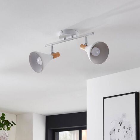 Lindby Lámpara De Techo Tatas (Moderno) En Gris Hecho Vidrio E.o. Para Salón & Comedor (6 Llamas, E14) Lámpara