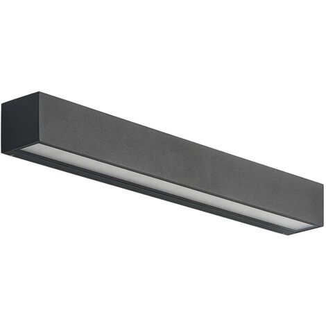Arcchio Aplique Para Exterior LED Lengo, CCT, 50 Cm, 1 Luz, Gris