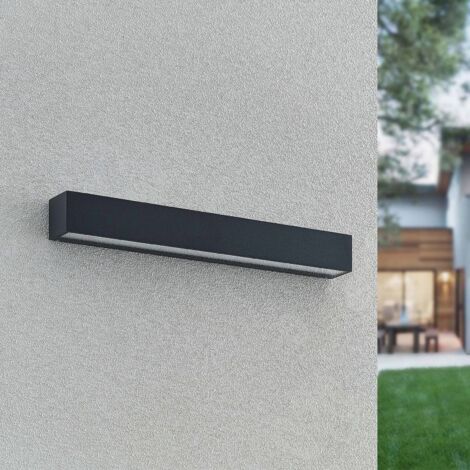 Arcchio Aplique Para Exterior LED Lengo, CCT, 50 Cm, 1 Luz, Gris