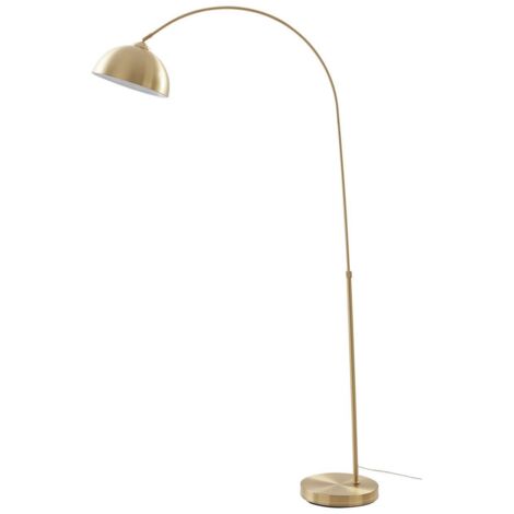 Lindby Lámpara de pie 'Lennart' en Dorado Metal