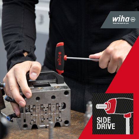 Wiha Stiftschlüssel 8x150mm - Sechskant Mit Quergriff, Glanzvernickelt Für Hohe Drehmomente