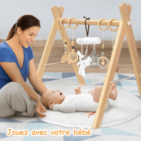 Tapis d'éveil sensoriel personnalisable pour bébé et enfant Montessori  multi-activités d’éveil