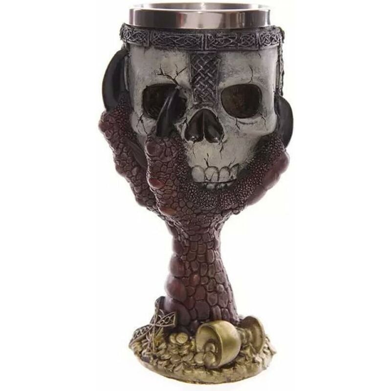 Calavera con garras vaso para beber vaso de acero inoxidable copa de vino