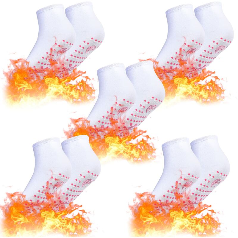 5 pares de calcetines térmicos, calcetines de invierno autocalentables para mujeres y hombres, calcetines hipertérmicos, calcetines térmicos cálidos de invierno para deportes, correr, senderismo, camp