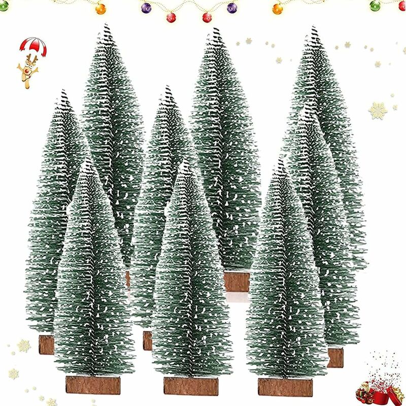piezas árbol de Navidad, mini árbol de Navidad, árbol de Navidad mini verde, árbol de Navidad en miniatura, árbol de Navidad artificial, árbol de Navidad pequeño, decoración de Navidad pequeña artific