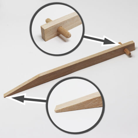 com-four® 100x Perni di Fissaggio per Terra - Ancoraggi a Terra in Plastica - Ganci di Fissaggio per Erbacce e Tessuto da Giardino - Chiodi a Terra con Barbe