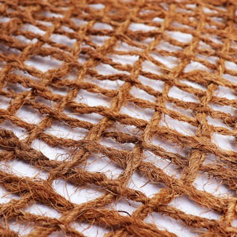 Tappetino Erosione Controllo Tappetino Per Scarpata In Fibra Di Cocco - 1 Metro Di Larghezza, Naturale, Per Rive Di Stagni E Giardini Tappetino Fibra Di Cocco - Foto 5