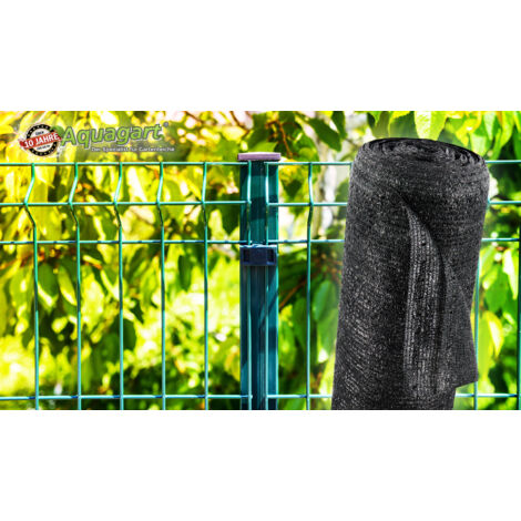 Gekufa Schermo di Recinzione, 2mX10m, Rete Frangivento Stabile, 130 g/m², Schermo di Recinzione, 90% HDPE, per Uso Esterno, Resistente ai Raggi UV, Antistrappo, Frangivento, con Fascette e Occhielli