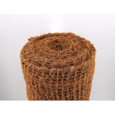 Aquagart Tappetino in fibra di cocco, protezione invernale e protezione dal freddo, per piante, 800 g/m², strato di lattice naturale su un lato, diverse larghezze (10 m x 25 cm