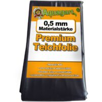 Telo per laghetto in PVC 10m x 6m 0,5mm, pellicola nera per il laghetto da giardino