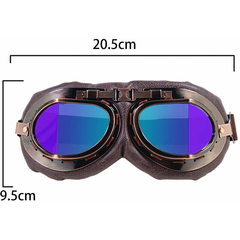 Lois mixed material retro aviator glasses for women and men