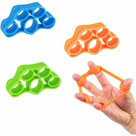 Three-part hand strengthening kit, finger extension bars for strength ...