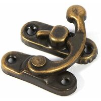 Latches Vintage Antique Embossing Hasp Latch Lock Clasp With Screws For  Decorative Cabinet Cupboard Jewelry Box Gift Box Suitcase Or Furniture  Bronze