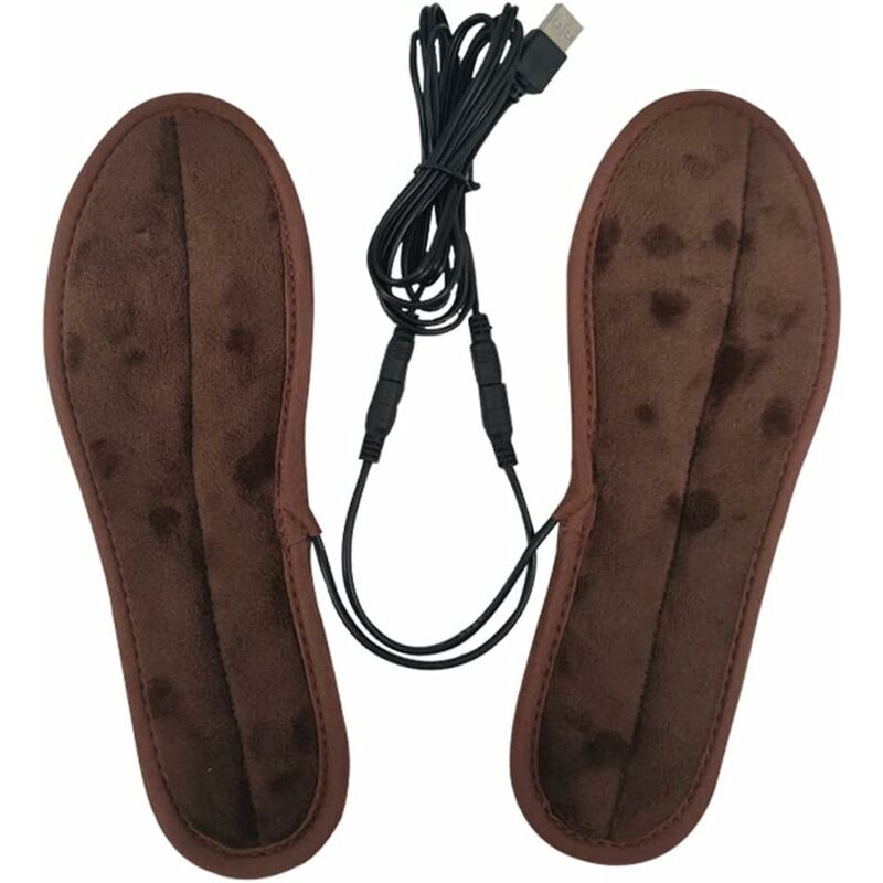 1pc Semelles Intérieures Chauffantes Pour Chaussures USB, Coussin