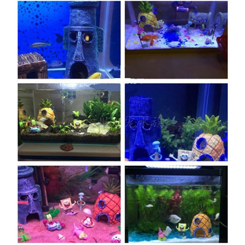 Poisson d'ornement de simulation avec modèle de base, mini poisson rouge,  ensemble Koi, décoration marine de bureau, jouets figurines d'action