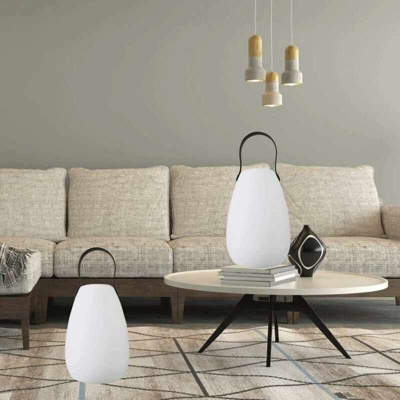 uuffoo Lampe de table LED rechargeable, Lampe bouteille Sans fil