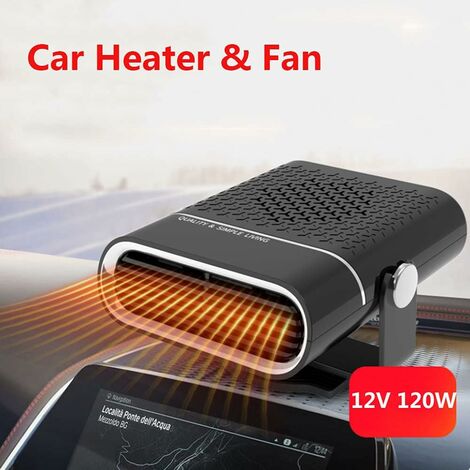 Chauffage appoint 12V portable batterie ventilateur voiture allume cigare  radiateur refroidissement dégivreur climatiseur HB015 -PAI